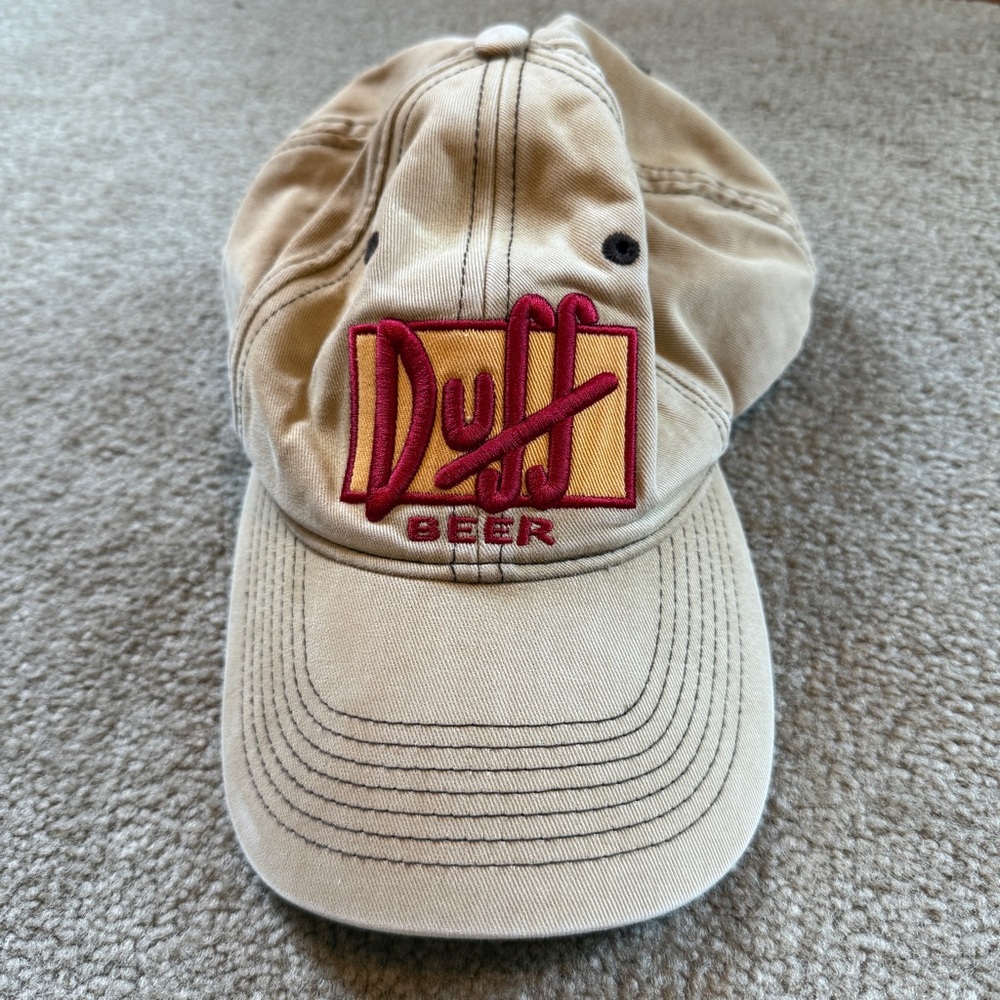 The Simpsons Duff Beer Baseball Cap